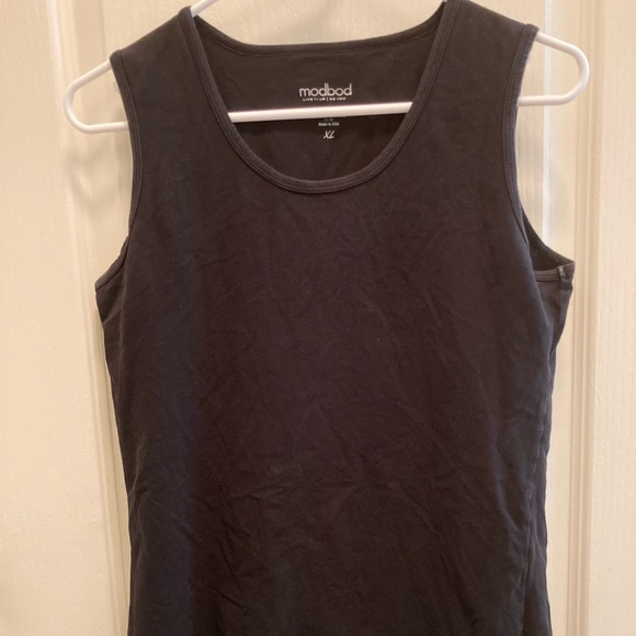 Black sleeveless Modbod shirt size Extra Large - Picture 2 of 3